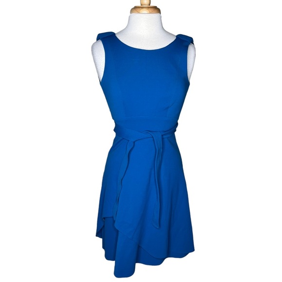 Karen Millen Dresses & Skirts - Karen Millen Blue Belted Pencil Dress